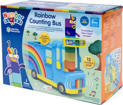 Set joc Learning Resources - Numărarea autobuzului Numberblocks