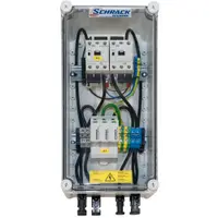 Cofret cu descarcator pentru instalatii fotovoltaice ( pentru 1 invertor ) PV-CombiBox BC Prot.+Fire 1MppTracker1000Vdc Schrack PVPF1001--