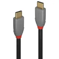 Cablu USB 3.2 tip C la tip C 4K60Hz/100W PD Anthra Line 1.5m, Lindy L36902
