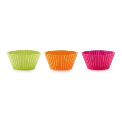 Set de forme pentru brioșe 12 buc. din silicon ø 7 cm – Lékué