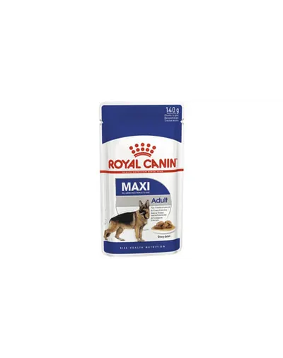 Royal Canin Maxi Adult Hrana Umeda Caine talie mare 10x140 g
