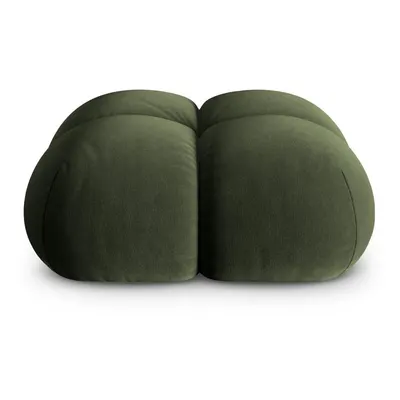 Taburet verde cu tapițerie din catifea Loretto – Cosmopolitan Design