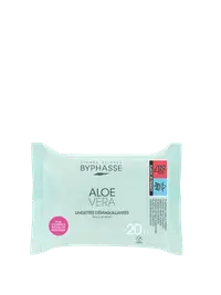 Servetele demachiante pentru ten sensibil cu aloe vera, 20 bucati, Byphasse