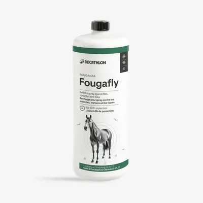 Rezervă spray îndepărtare insecte echitație Fougafly 1,5 ml Cal și Ponei