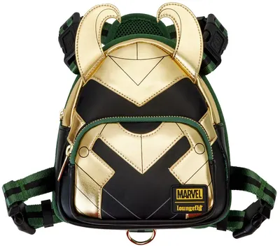 Ham pentru câini Loungefly Marvel: Loki - Loki (cu rucsac în spate), mărimea S