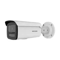 Camera supraveghere exterior IP cu iluminare duala Hikvision AcuSense DS-2CD2T83G2-LIS2U/SL, 8 MP, 2.8 mm, IR/lumina alba 60 m, slot card, microfon dual si difuzor, PoE, sirena, lumina stroboscopica