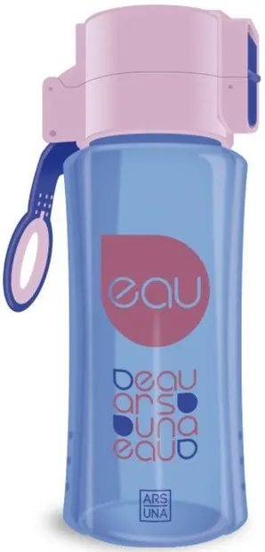 Sticlă de apă Ars Una - Albastru deschis, 450 ml