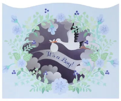 Felicitare Gespaensterwald 3D - It's a boy