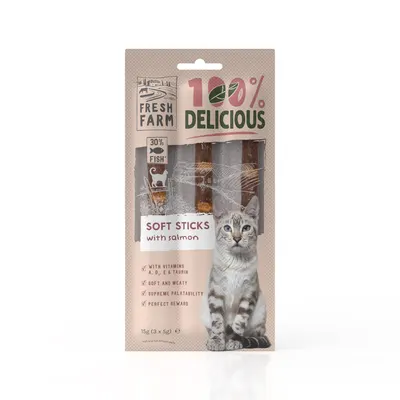 Fresh Farm Soft Sticks 3*5gr Salmon