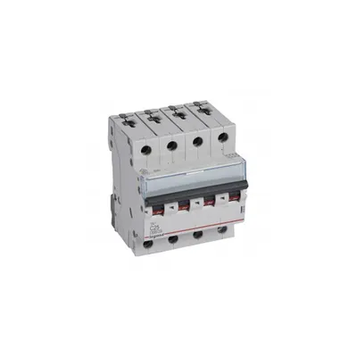 Siguranta automata MCB TX³ 6000 - 4P 400 V~ - 25 A - C curba - prong/pentruk type supply busbars