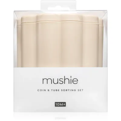 Mushie Coin & Tube Sorting Set joc de sortare 10m+ 1 buc