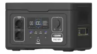 Statie acumulator portabil pentru incarcare electrica LongLife, LiFePO4, Generator Solar Power Station - 1200W, 992Wh - CNO-PS1200UPS