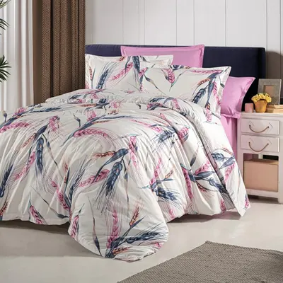 Lenjerie de pat ranforce clasy king size (rnf_15)