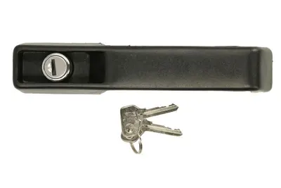 Maner usa Fata Dreapta potrivit IVECO DAILY I 2.4D 1978-1989 - (extern, cu incuietoare, negru)