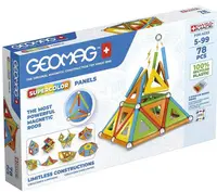 Constructor magnetic Geomag - Supercolor, 78 de piese