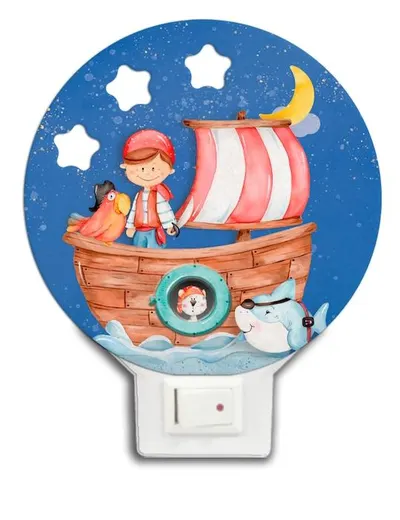 Lampă de noapte LED pentru copii Dekori - Pirat