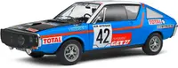 Model de colecționar SOLIDO Curse: Mașini - Renault 17 Blue #42 Pouchelon/Dorangeon Rallye Abidjan Nice 1976