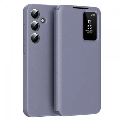 Husa pentru Samsung Galaxy A56 A566, Techsuit, SmartView, Mov