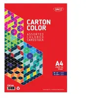 Carton color A4 50 coli 10 culori DACO, CN166