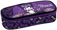 Penar școlar oval Graffiti Kuromi - Purple Laces, 1 fermoar