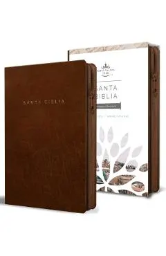 Biblia Reina Valera 1960 Letra Grande. S�mil Piel Canela, Cremallera, Tama�o Manual / Spanish Bible Rvr 1960. Handy Size, Large Print, Leathersoft, Br