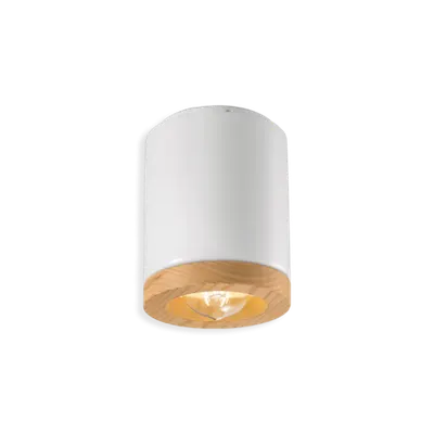 Plafoniera, lampa de tavan RETRO MATECA FINISH 05 - SMALTO BIANCO C989