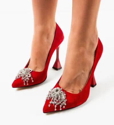 Pantofi dama Yerer Rosii