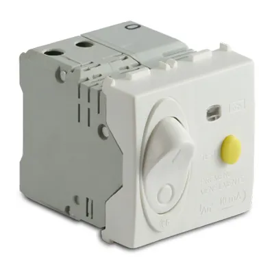 Intrerupator automat diferential magnetotermic 1P+NC10A, 3000A, alb