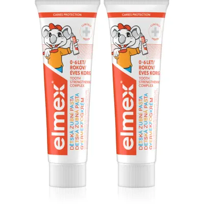Elmex Caries Protection Kids pastă de dinți pentru copii 2 x 50 ml