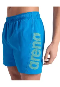Pantaloni scurti Fundamentals Logo - Albastru
