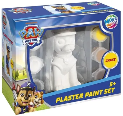 Set creativ Grafix - Colorează-ți figurină, Paw Patrol, Chase