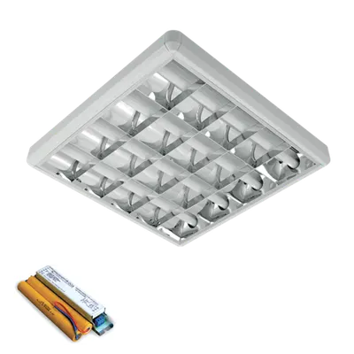 Corp Il. Lena – V cu Led (600mm) 4x9w 6400k Aparent 630x330mm cu Kit de Emergenta