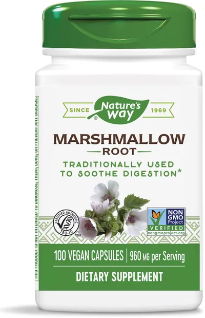 Marshmallow Root, 480 mg, 100 capsule, Nature's Way