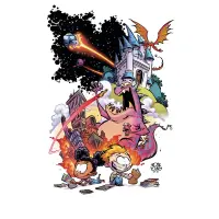 Tricou FCBD 2021 Comm Artist Young Albastru - XXXL