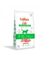 CALIBRA Dog Life Adult Medium Breed Lamb 2,5 kg hrană uscată cu miel pentru câini adulți de talie medie
