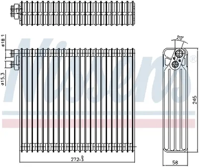 Evaporator aer conditionat potrivit TOYOTA PRIUS, RAV 4 II 1.5H-2.4 05.00-11.05
