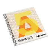 Caiet de birou cu spira, Esselte, A5, matematica, 70 de coli