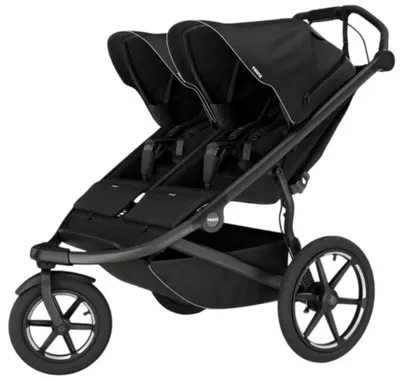 Cărucior dublu Thule - Urban Glide 3, Double Black
