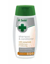 DR SEIDEL șampon jodofor câini antibacterian și antifungic 220 ml