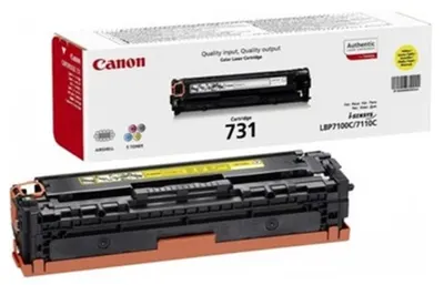 Cartuș toner Canon - CRG-731, pentru i-SENSYS LBP7100C/7110C, galben