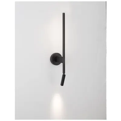 Plafoniera HANDY Nisipiu Negru Aluminiu & Acrylic Adjustable/Rotating - Intrerupator On/Off Samsung 230 Volt 3000K BackDeschis 6 Wat 310Lm Reader 3 Wat 210Lm IP20