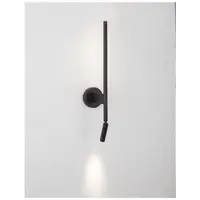 Plafoniera HANDY Nisipiu Negru Aluminiu & Acrylic Adjustable/Rotating - Intrerupator On/Off Samsung 230 Volt 3000K BackDeschis 6 Wat 310Lm Reader 3 Wat 210Lm IP20