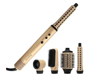 Set Demeliss - Airflow Styler 4 in 1 - ondulator, uscător de păr și perii de uscare