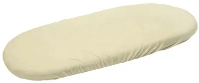 Cearșaf pentru bebeluși cu elastic Sensillo - Terry, 35 х 75 cm, crem