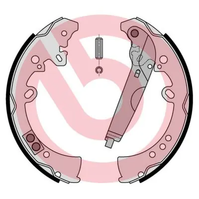 Set saboti frana BREMBO S 83 570
