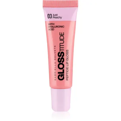 Gabriella Salvete Glosstitude Peptide Lip Gloss lip gloss hidratant culoare 03 Just Peachy 10 ml