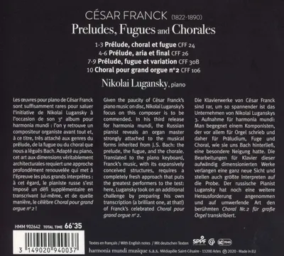 Cesar Franck: Preludes, Fugues & Chorals