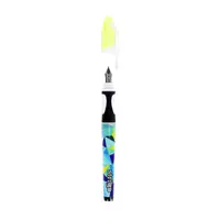 Stilou cu stergere Strigo Geometric + 2 rezerve + dispozitiv curatare