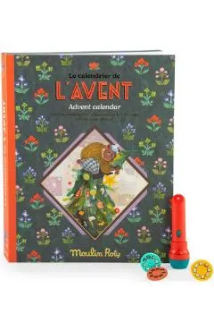 Calendar de advent: Lanterna si 23 de discuri cu povesti. Les Minouchkas