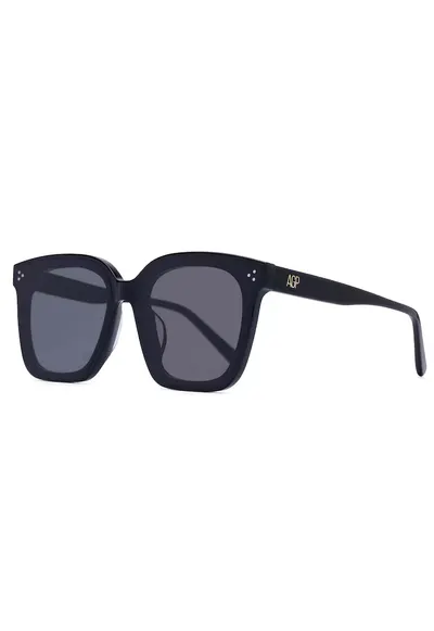 Ochelari de soare cu rama patrata Classic - Negru